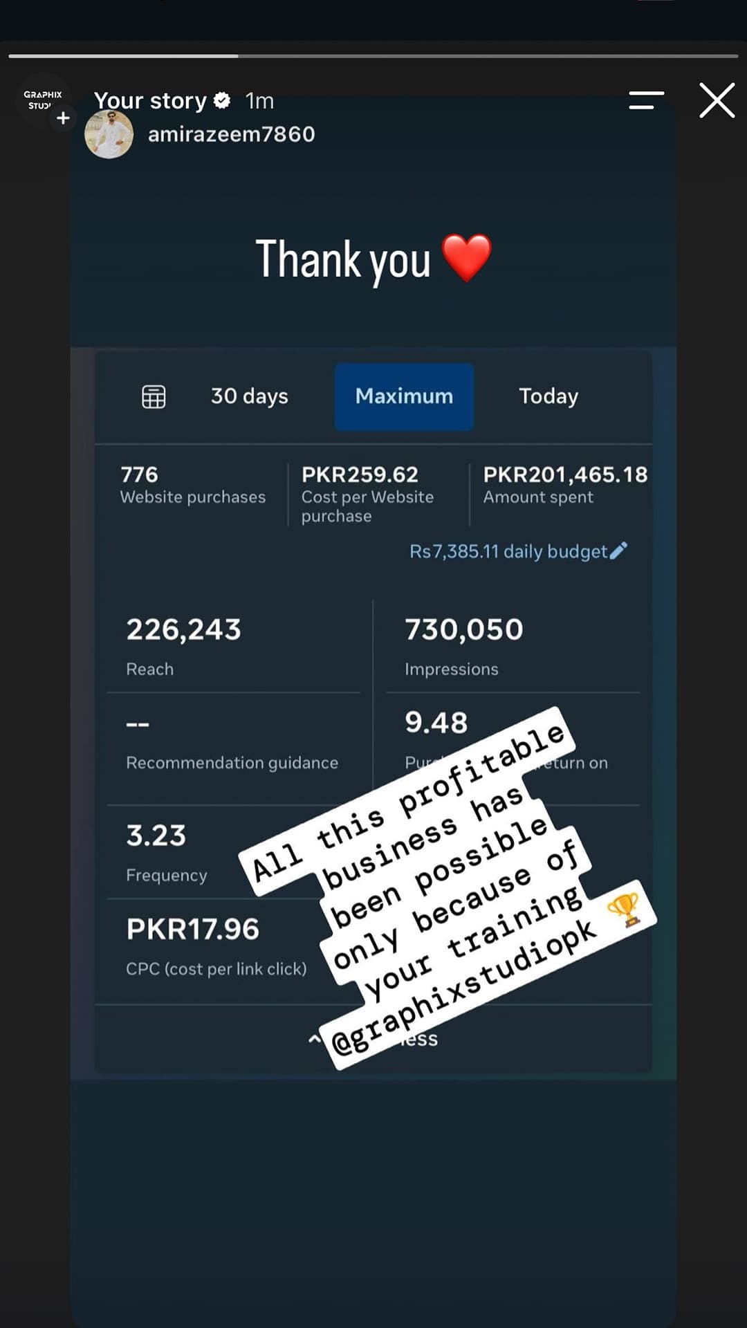 Student review 5: Student earnings and freelance progress proof